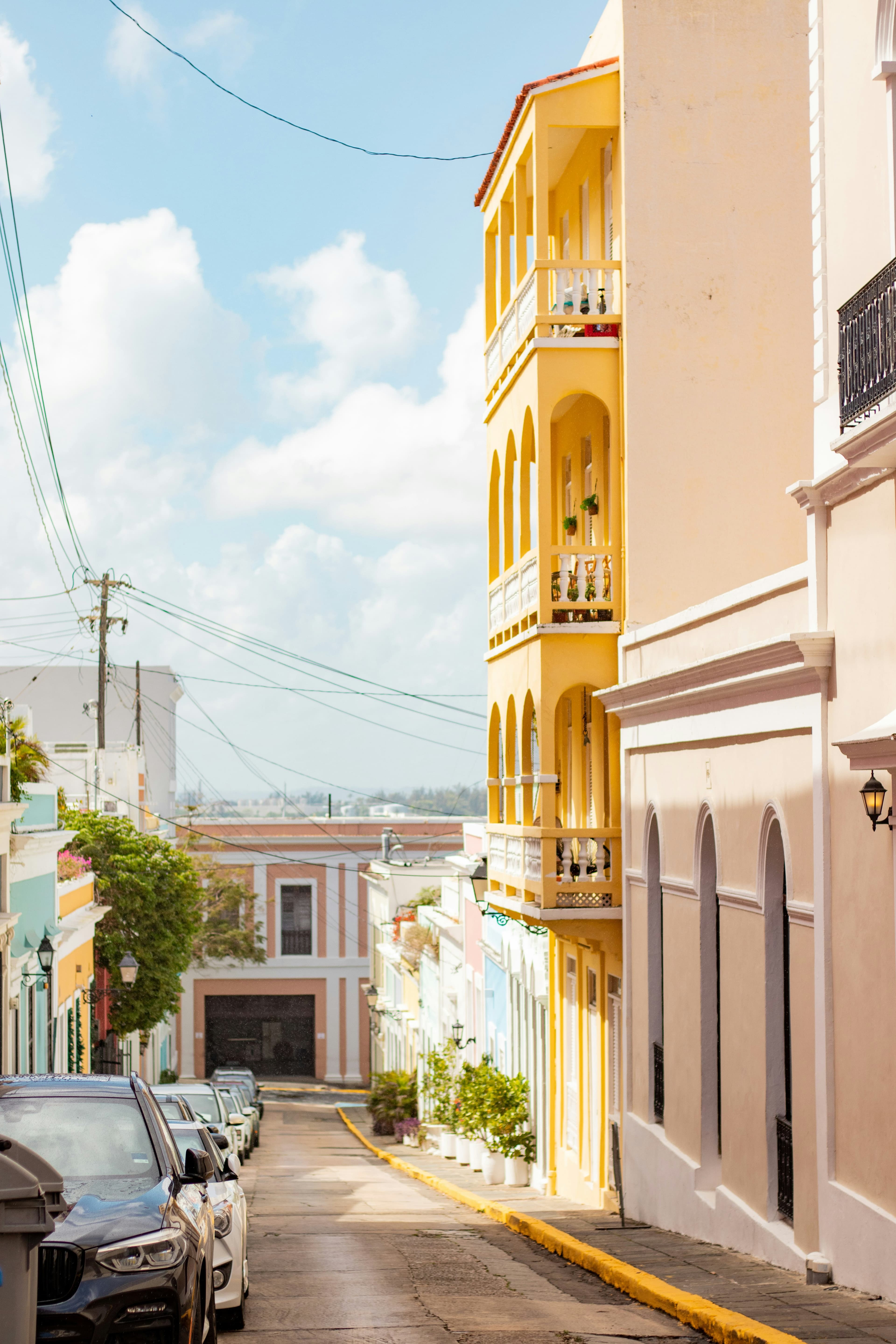 Colorful Caribbean street